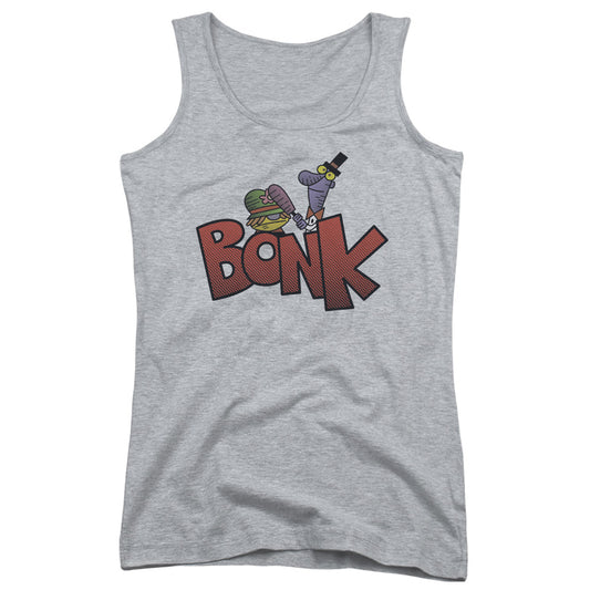 Dexters Laboratory Bonk Womens Tank Top Shirt Athletic Heather