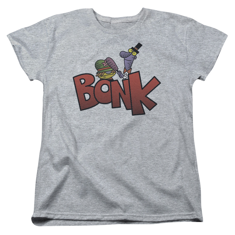 Dexters Laboratory Bonk Womens T Shirt Athletic Heather