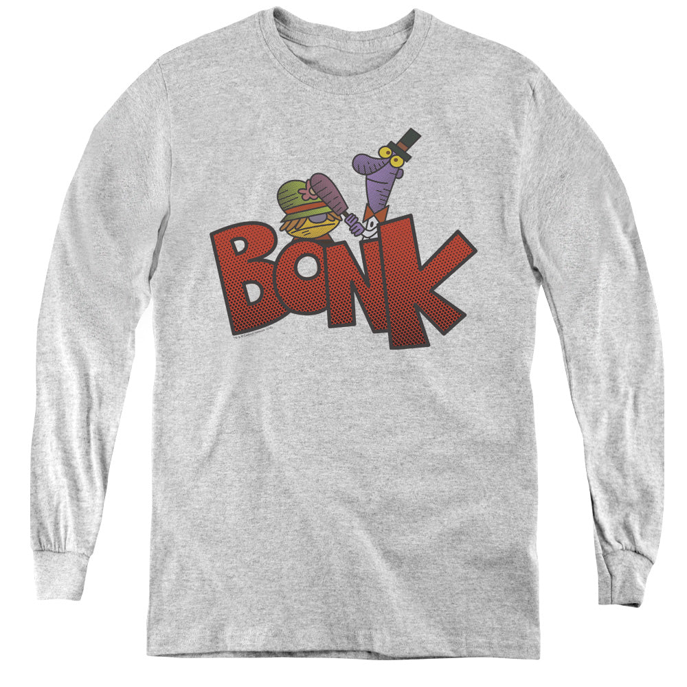 Dexters Laboratory Bonk Long Sleeve Kids Youth T Shirt Athletic Heather