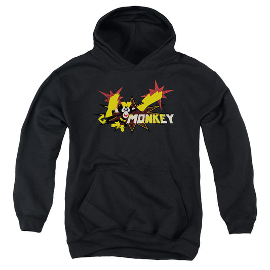 Dexters Laboratory Monkey Kids Youth Hoodie Black