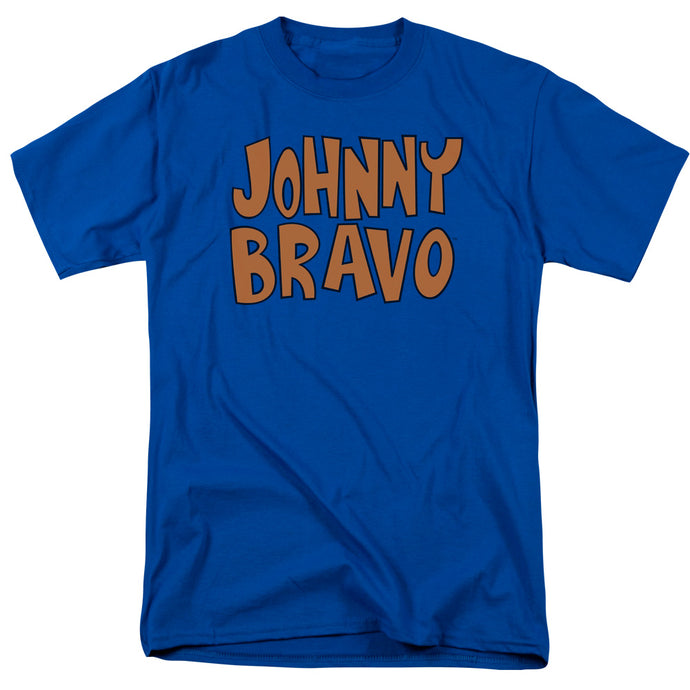 Johnny Bravo Jb Logo Mens T Shirt Royal Blue
