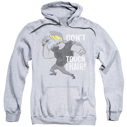 Johnny Bravo Hair Mens Hoodie Athletic Heather
