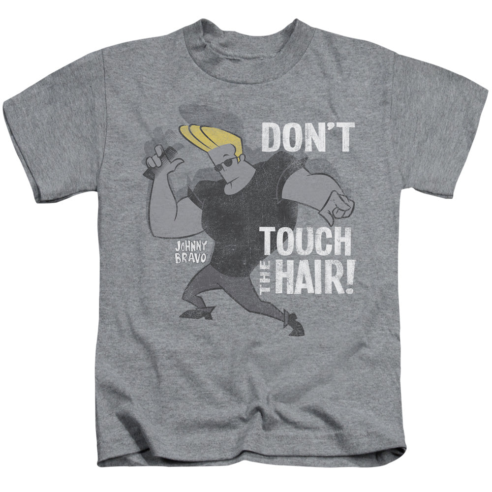 Johnny Bravo Hair Juvenile Kids Youth T Shirt Athletic Heather 