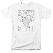 Load image into Gallery viewer, Johnny Bravo Bravo Style Mens T Shirt White