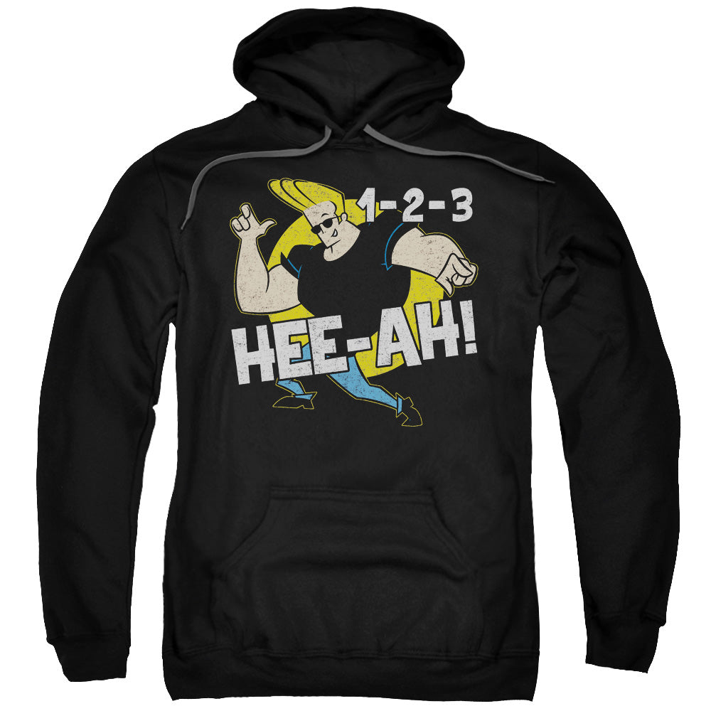 Johnny Bravo 123 Mens Hoodie Black