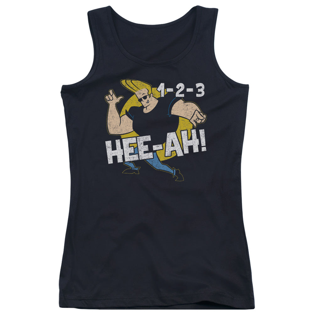 Johnny Bravo 123 Womens Tank Top Shirt Black