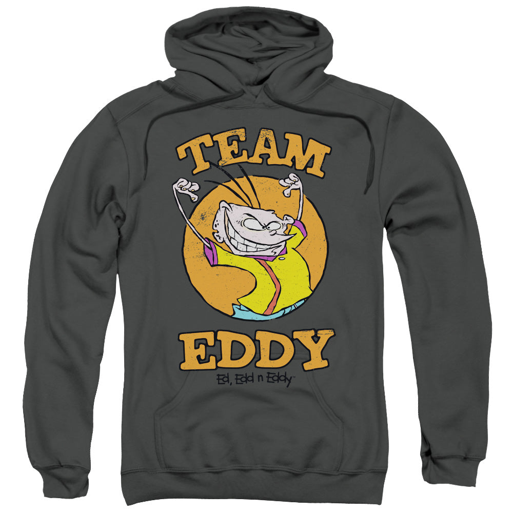 Ed Edd N Eddy Team Eddy Mens Hoodie Charcoal