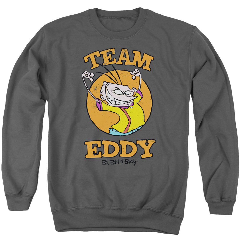 Ed Edd N Eddy Team Eddy Mens Crewneck Sweatshirt Charcoal