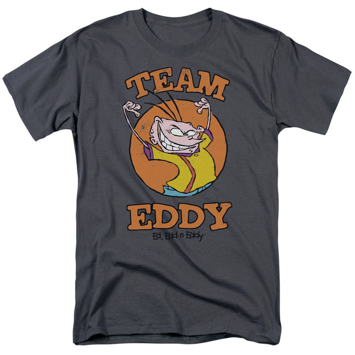 Ed Edd N Eddy Team Eddy Mens T Shirt Charcoal