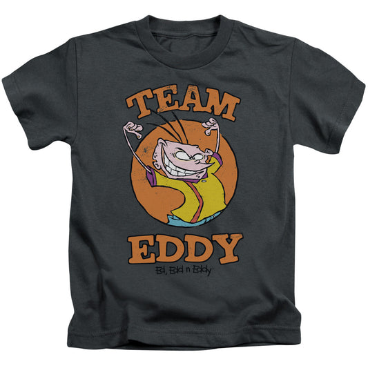 Ed Edd N Eddy Team Eddy Juvenile Kids Youth T Shirt Charcoal 