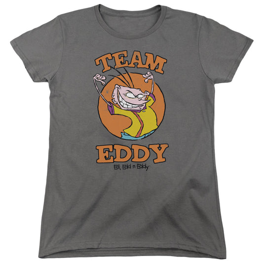 Ed Edd N Eddy Team Eddy Womens T Shirt Charcoal