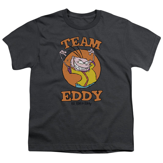 Ed Edd N Eddy Team Eddy Kids Youth T Shirt Charcoal