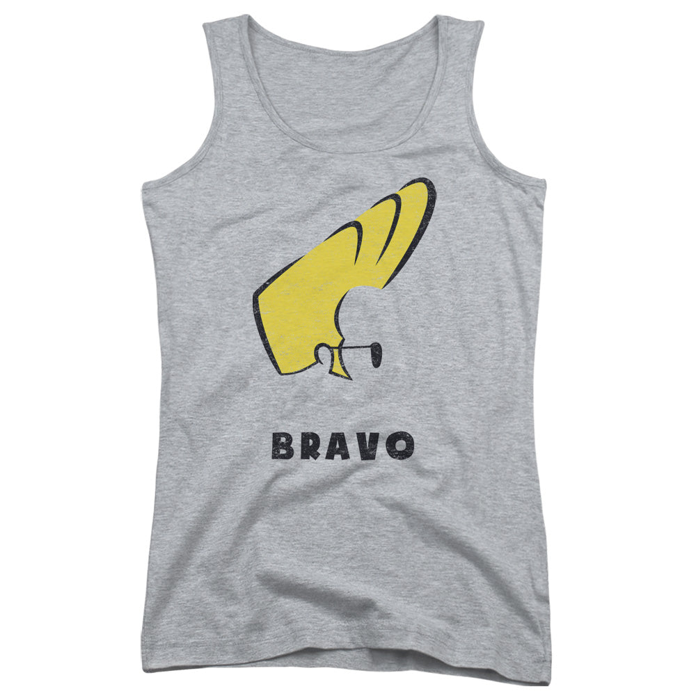 Johnny Bravo Johnny Hair Womens Tank Top Shirt Athletic Heather