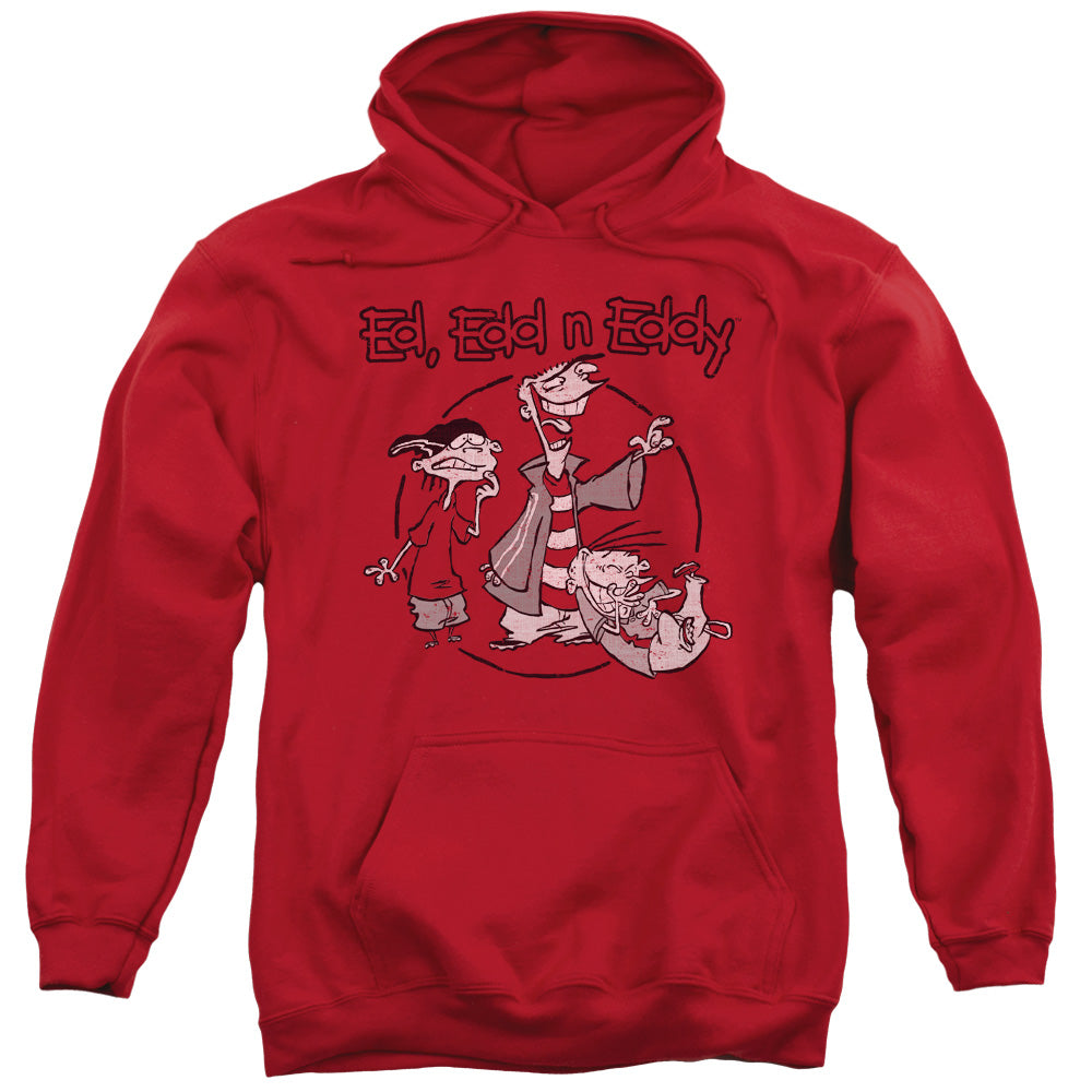 Ed Edd N Eddy Gang Mens Hoodie Red