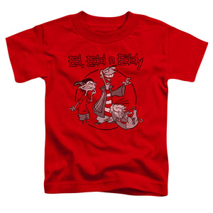 Ed Edd N Eddy Gang Toddler Kids Youth T Shirt Red
