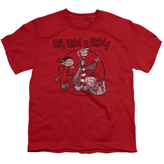 Ed Edd N Eddy Gang Kids Youth T Shirt Red