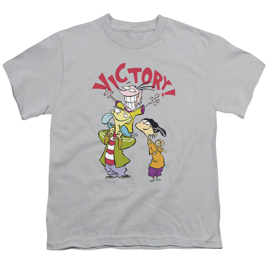 Ed Edd N Eddy Victory Kids Youth T Shirt Silver