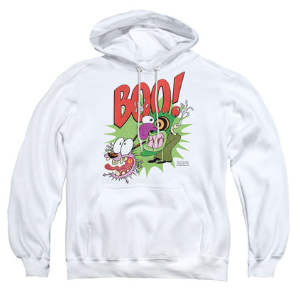 Courage The Cowardly Dog Stupid Dog Mens Hoodie White Officially Licensed