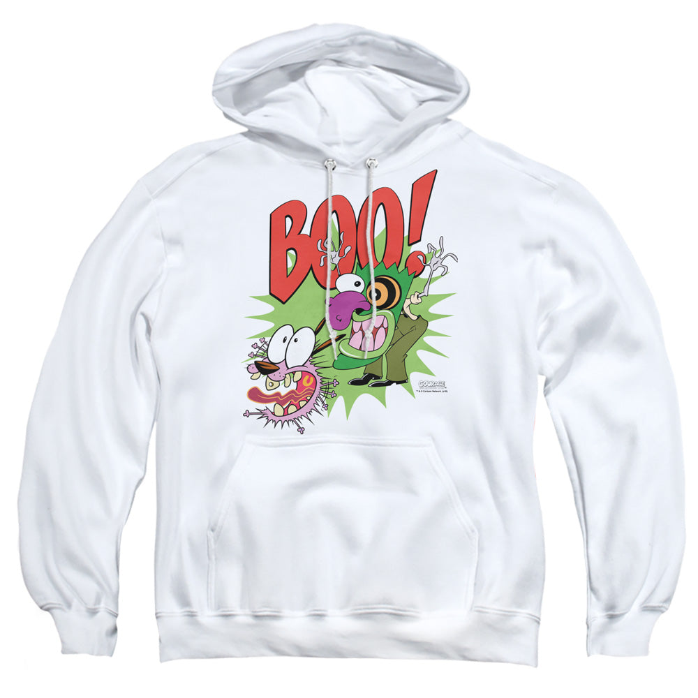 Courage The Cowardly Dog Stupid Dog Mens Hoodie White