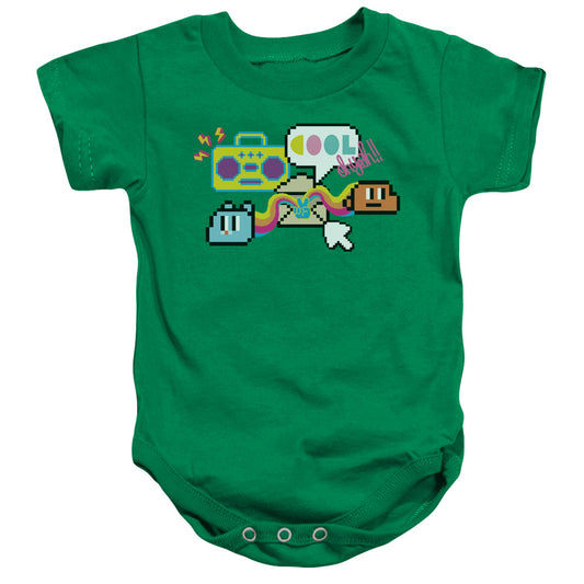 Amazing World of Gumball Cool Oh Yeah Infant Baby Snapsuit Kelly Green