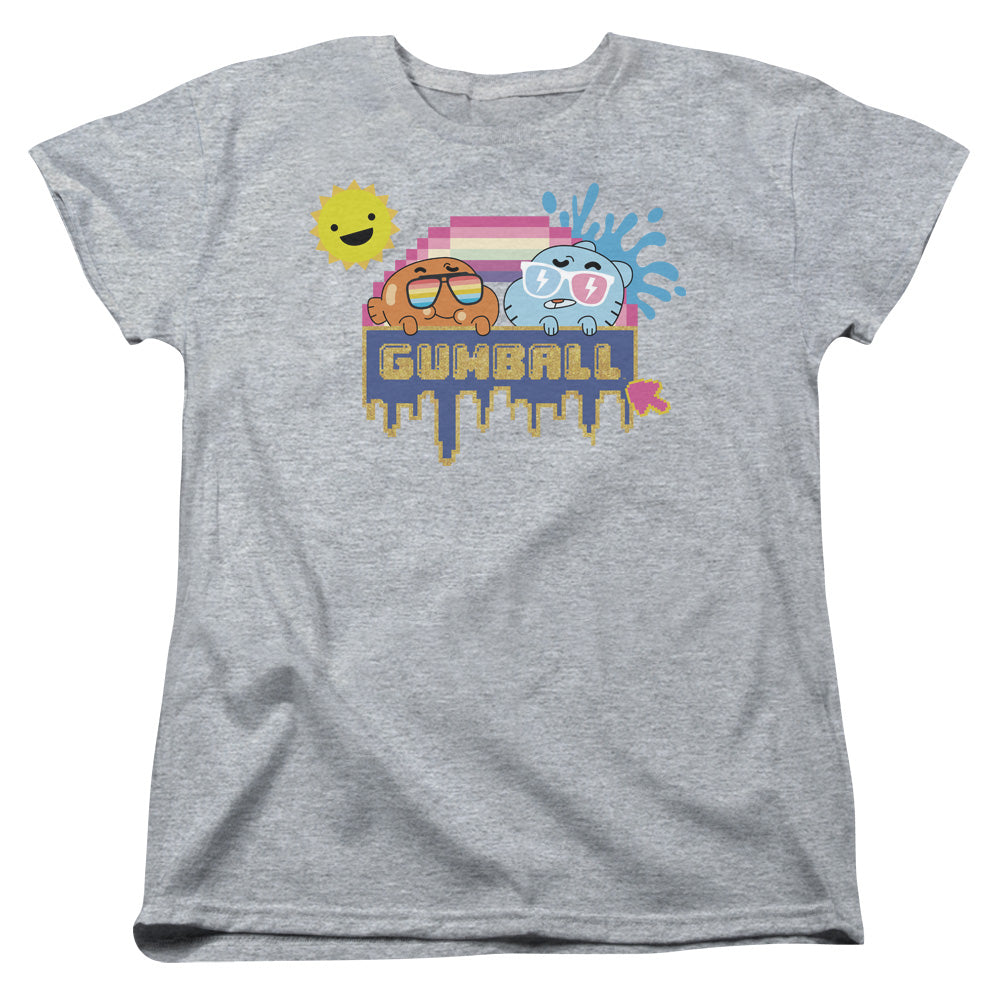 Amazing World of Gumball Sunshine Womens T Shirt Athletic Heather