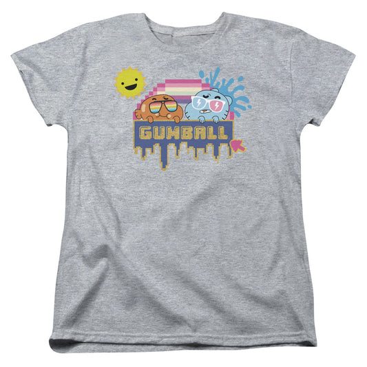 Amazing World of Gumball Sunshine Womens T Shirt Athletic Heather