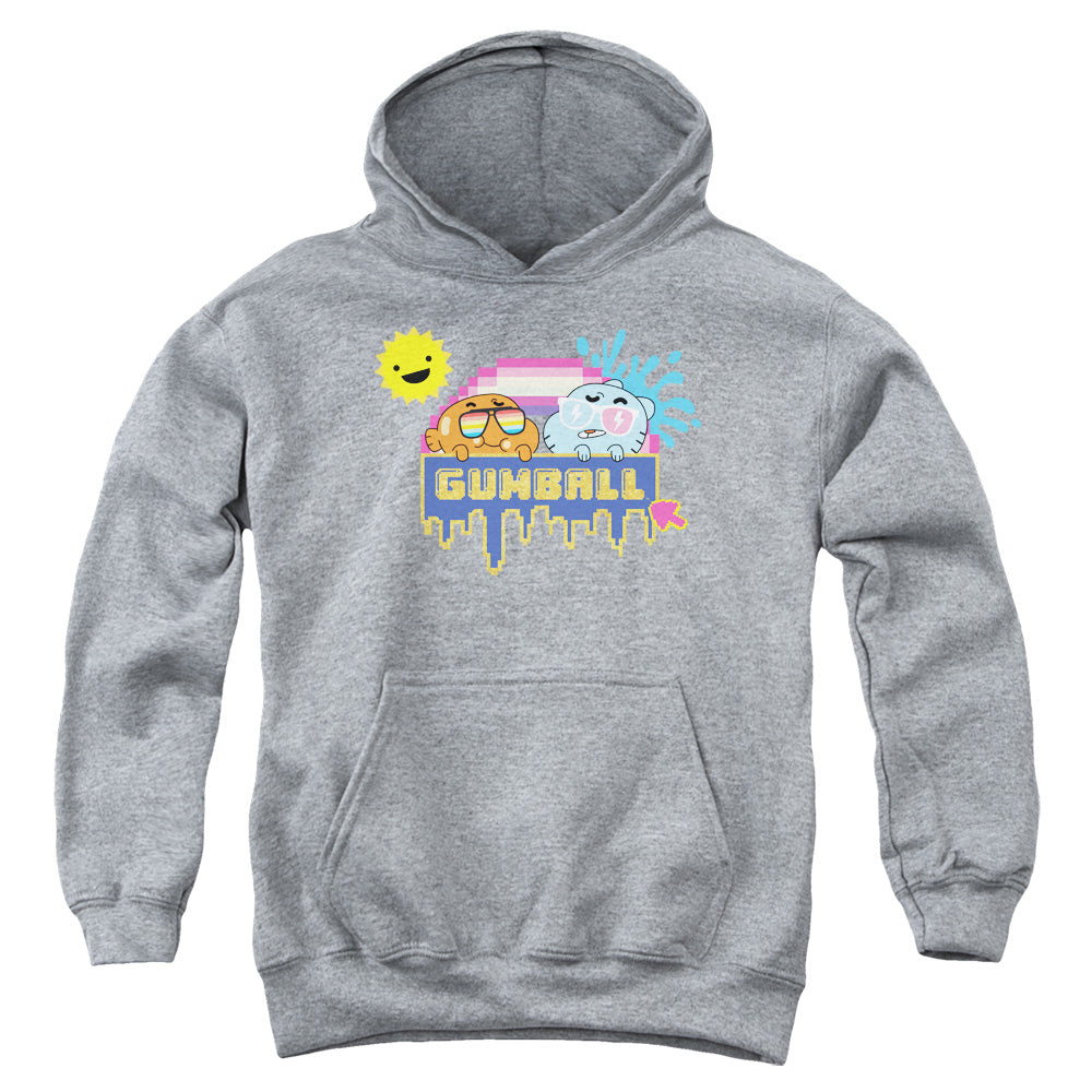 Amazing World of Gumball Sunshine Kids Youth Hoodie Athletic Heather