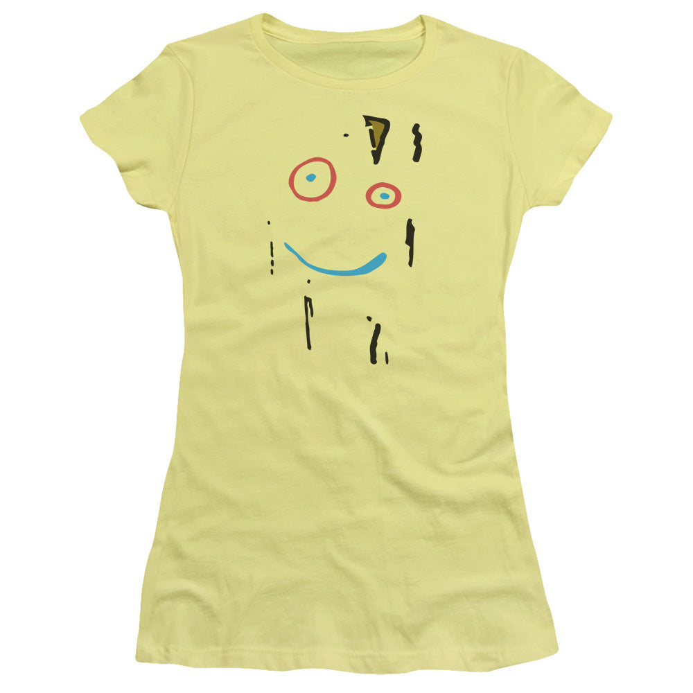 Ed Edd N Eddy Plank Face Junior Sheer Cap Sleeve Womens T Shirt Banana