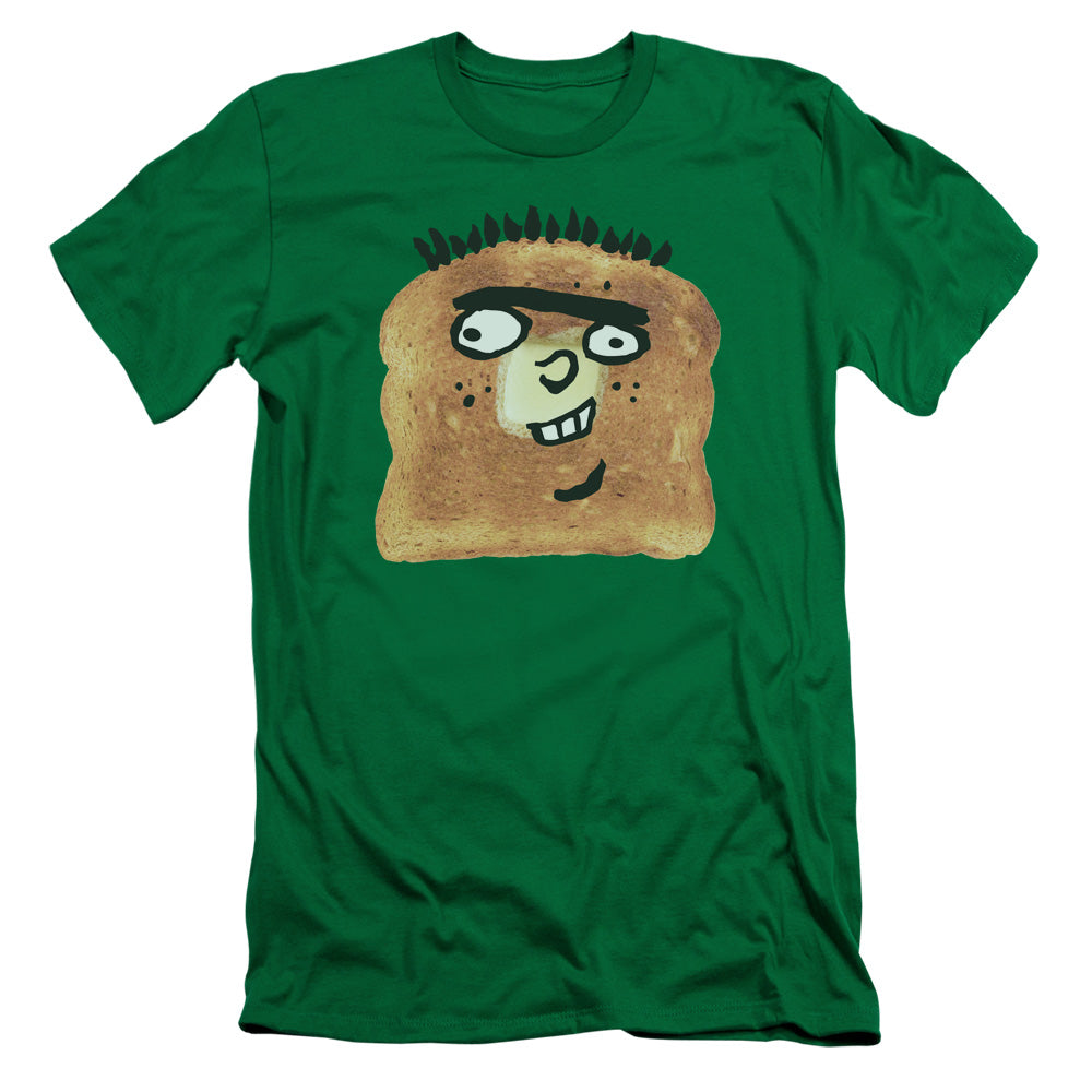 Ed Edd N Eddy Ed Toast Slim Fit Mens T Shirt Kelly Green