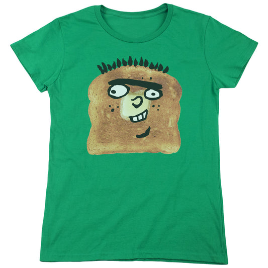 Ed Edd N Eddy Ed Toast Womens T Shirt Kelly Green