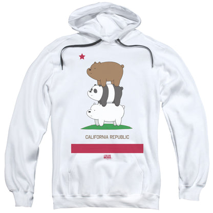 We Bare Bears Cali Stack Mens Hoodie White