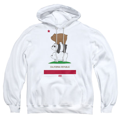 We Bare Bears Cali Stack Mens Hoodie White