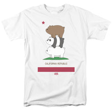 Load image into Gallery viewer, We Bare Bears Cali Stack Mens T Shirt White