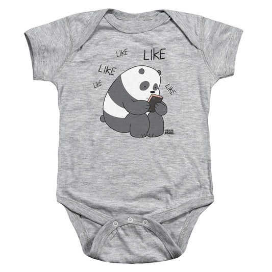 We Bare Bears Like Like Like Infant Baby Snapsuit Athletic Heather