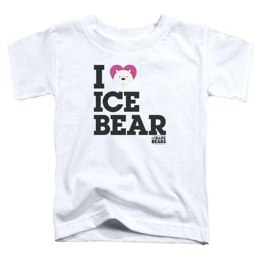 We Bare Bears Heart Ice Bear Toddler Kids Youth T Shirt White