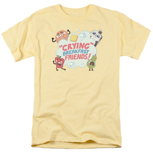 Steven Universe Crying Breakfast Friends Mens T Shirt Yellow