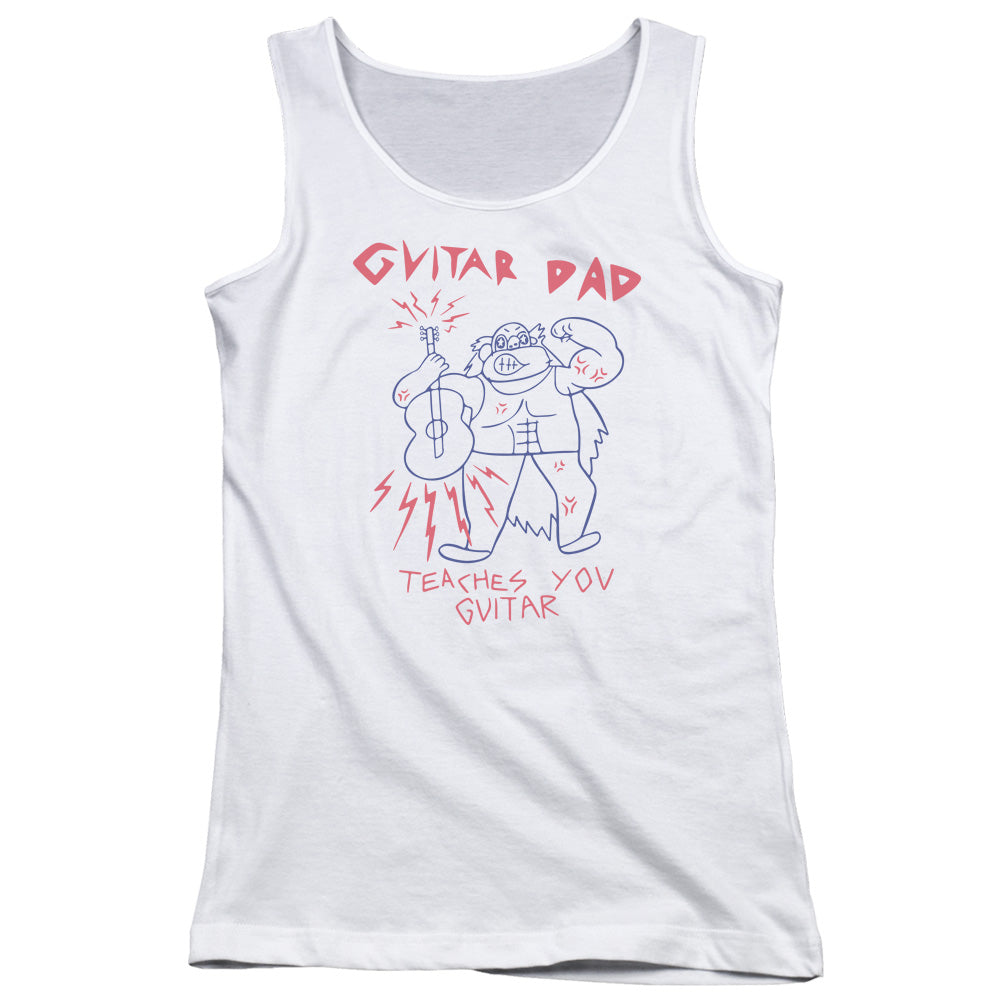 Steven Universe Guitar Dad Womens Tank Top Shirt White