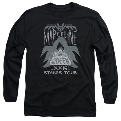 Adventure Time Marceline Concert Mens Long Sleeve Shirt Black