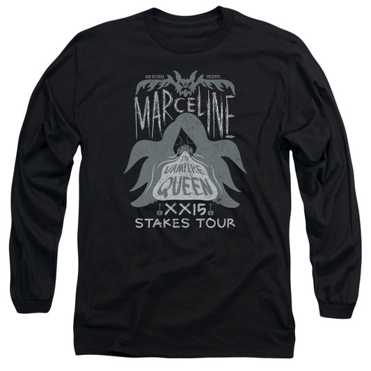 Adventure Time Marceline Concert Mens Long Sleeve Shirt Black