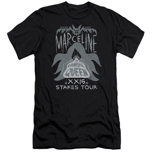 Adventure Time Marceline Concert Slim Fit Mens T Shirt Black