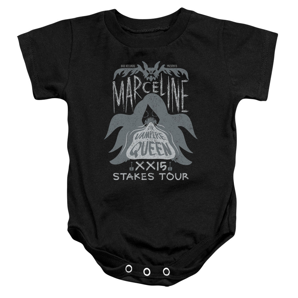 Adventure Time Marceline Concert Infant Baby Snapsuit Black