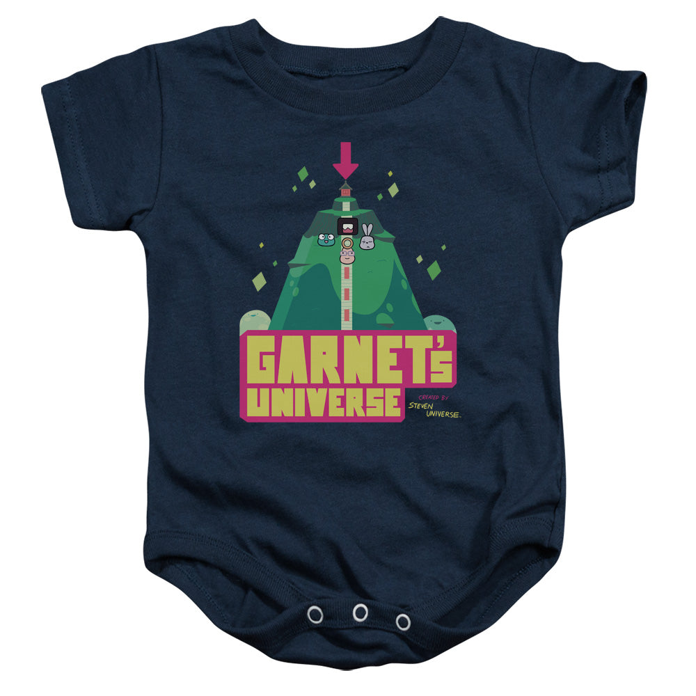 Steven Universe Garnets Universe Infant Baby Snapsuit Navy Blue