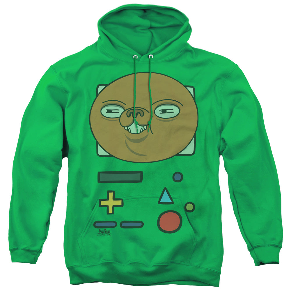 Adventure Time Bmo Mask Mens Hoodie Kelly Green