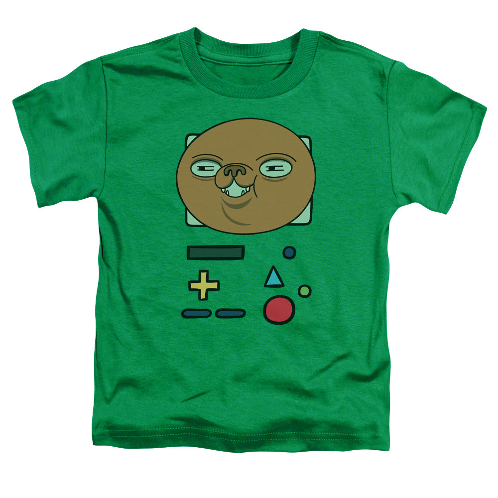 Adventure Time Bmo Mask Toddler Kids Youth T Shirt Kelly Green