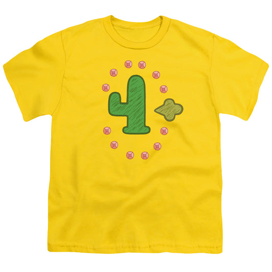 Clarence Freedom Cactus Kids Youth T Shirt Yellow