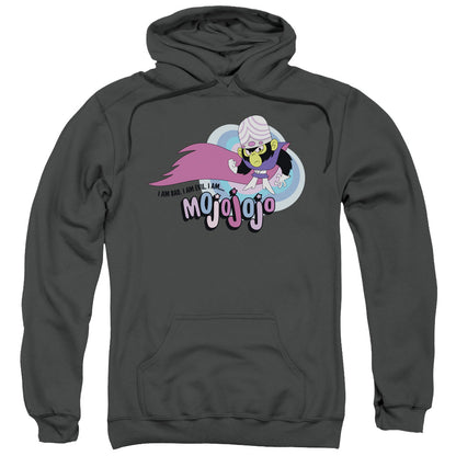 Powerpuff Girls I Am Bad I Am Evil Mens Hoodie Charcoal