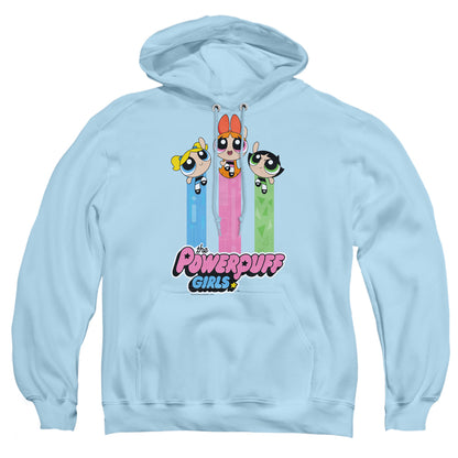 Powerpuff Girls The Girls Fly Mens Hoodie Light Blue