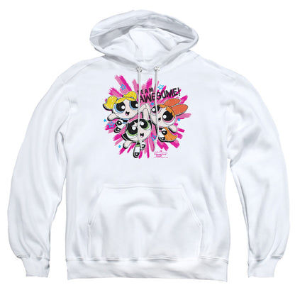 Powerpuff Girls Team Awesome Mens Hoodie White Officially Licensed