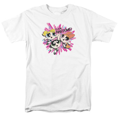 Powerpuff Girls Team Awesome Mens T Shirt White