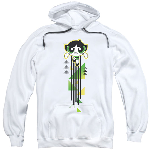 Powerpuff Girls Buttercup Streak Mens Hoodie White